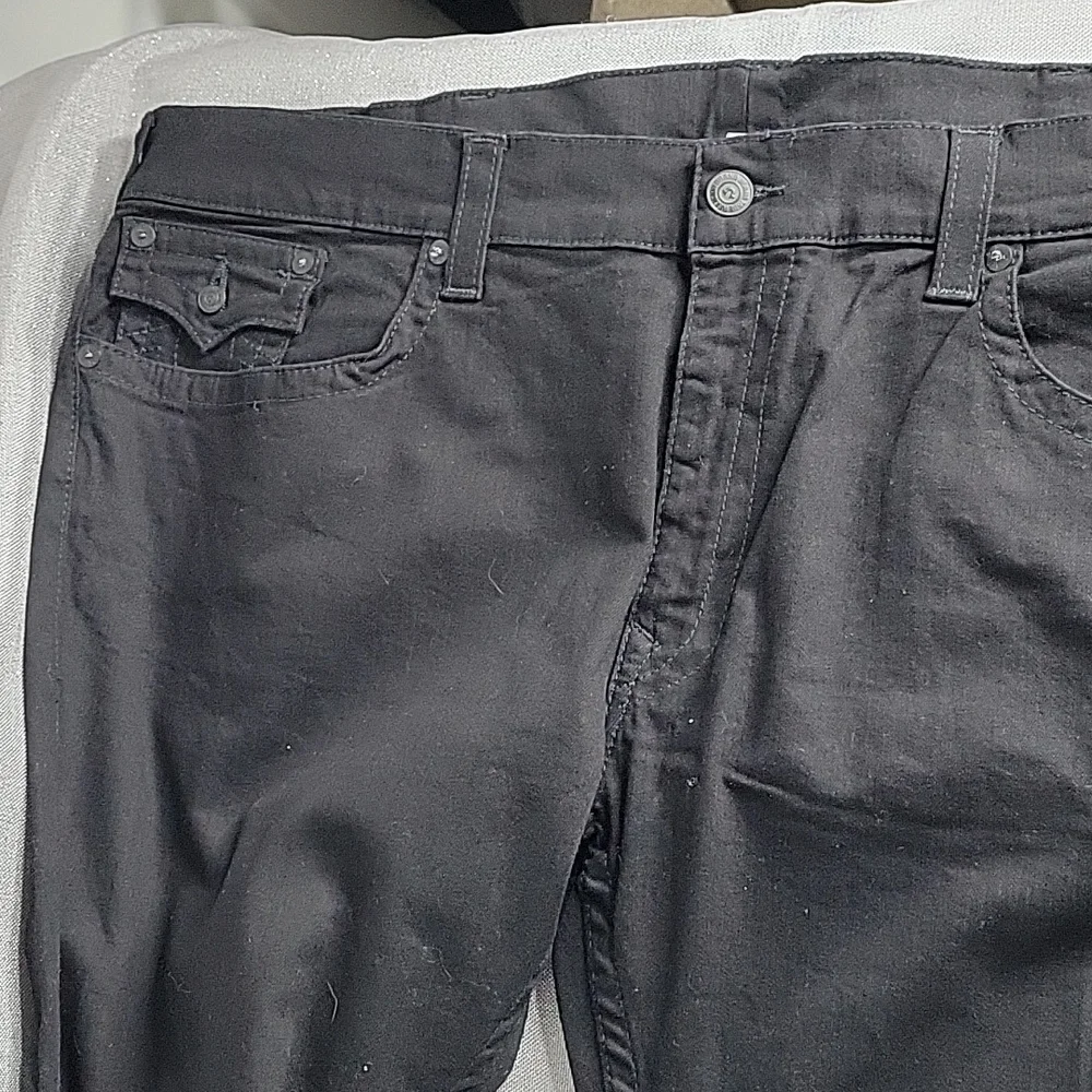True Religion Men’s Relaxed Jeans in Black